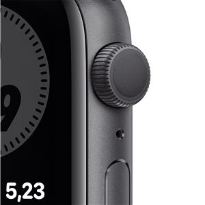 Apple Watch Nike Series 6 GPS, 44mm Space Gray Aluminium Case with Anthracite/Bl