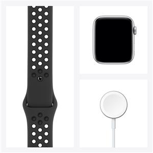 Apple Watch Nike Series 6 GPS, 44mm Space Gray Aluminium Case with Anthracite/Bl