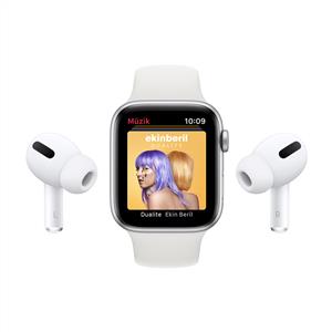 Apple Watch SE GPS, 44mm Space Gray Aluminium Case with Black Sport Band