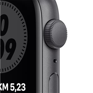 Apple Watch Nike SE GPS, 44mm Space Gray Aluminium Case with Anthracite/Black