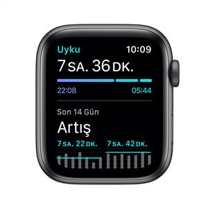 Apple Watch Nike SE GPS, 44mm Space Gray Aluminium Case with Anthracite/Black