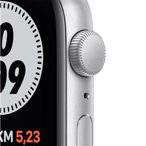 Apple Watch Nike SE GPS, 44mm Silver Aluminium Case with Pure Platinum/Black