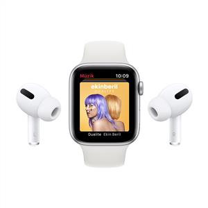 Apple Watch Nike SE GPS, 44mm Silver Aluminium Case with Pure Platinum/Black