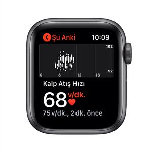 Apple Watch Nike SE GPS, 40mm Space Gray Aluminium Case with Anthracite/Black