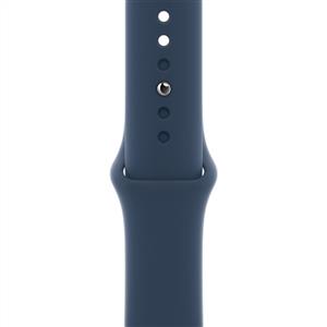 Apple Watch SE GPS, 44mm Silver Aluminium Case with Abyss Blue Sport Band