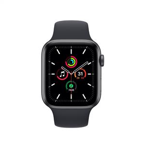 Apple Watch SE GPS, 40mm Space Grey Aluminium Case with Midnight Sport Band