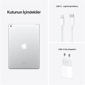 iPad 9.Nesil 64GB Wi-Fi+Cellular 10.2''Retina Ekran iPadOS Tablet Silver