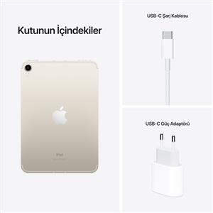 Ipad Mini 6.Nesil-64GBWIFI+Cellu. 8.3''Liquid Ekran iPadOS Tablet Starlight