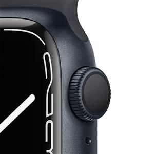 Apple Watch Series 7 GPS, 41mm Midnight Aluminium Case with Midnight Sport Band