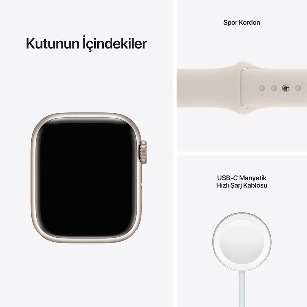 Apple Watch Series 7 GPS, 41mm Starlight Aluminium Case with