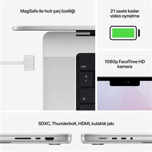MacBook Pro MK1E3TU/A M1 Pro 16Gb-512Gb Ssd-Liquid Retina-16inc-Silver
