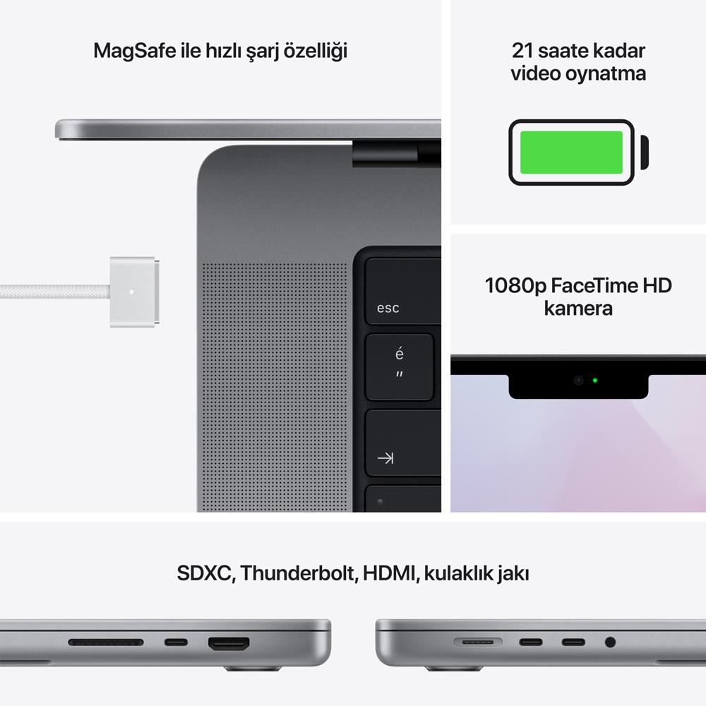 Macbook Pro Z14VM1MNX32512 M1 Max 32Gb-512Gb Ssd-Liquid Retina