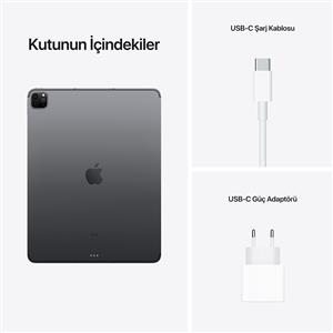 iPad Pro5.Nesil 512GB WIFI +Cellular12.9'' Retina Ekran iPadOS Tablet Space Grey