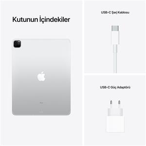iPad Pro 5.Nesil 2TB WIFI+Cellular 12.9'' Retina Ekran iPadOS Tablet  Silver