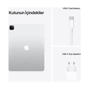iPad Pro 5.Nesil 1TB WIFI 12.9'' Retina Ekran iPadOS Tablet  Silver