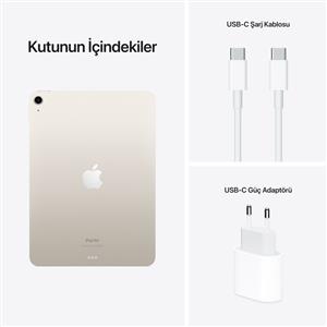 Ipad Air 5.Nesil 256GB WIFI 10.9''Liquid Retina Ekran iPadOS Tablet Starlight