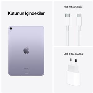 Ipad Air 5.Nesil 64GB WIFI+Cellular 10.9''Liquid Retina Ekran iPadOS Tablet Mor
