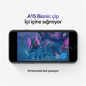 iPhone SE 64 Gb 3. Nesil Akıllı Telefon Siyah