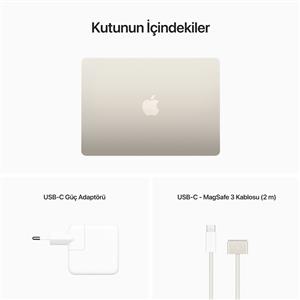 MacBook Air MLY13TU/A M2 8Gb-256Gb Ssd-Liquid Retina-13.6inc-Yıldız ışığı