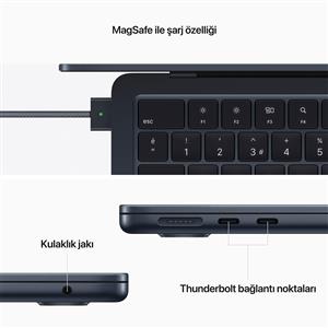MacBook Air MLY33TU/A M2 8Gb-256Gb Ssd-Liquid Retina-13.6inc-Gece Yarısı