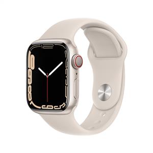 Apple Watch Series 7 GPS + Cellular,41mm Starlight Aluminium Case with Starlight