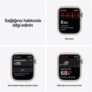 Apple Watch Series 7 GPS + Cellular,41mm Starlight Aluminium Case with Starlight