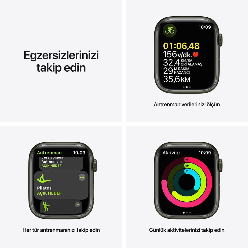 Apple Watch Series 7 GPS Cellular 45mm Green Aluminium Case Vatan