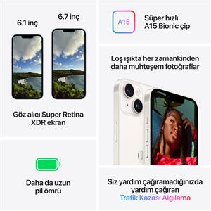 iPhone 14 Plus 256 Gb Akıllı Telefon Mor
