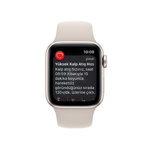 Apple Watch SE GPS 44mm Starlight Aluminium Case with Starlight Sport Band
