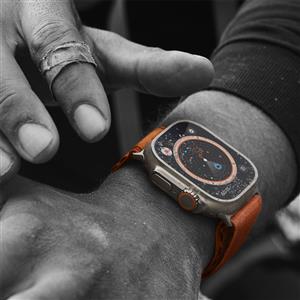 Apple Watch Ultra GPS + Cellular, 49mm Titanium Case with Black/Gray Trail-S/M