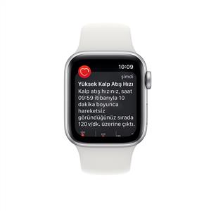 Apple Watch SE GPS 40mm Silver Aluminium Case with White Sport Band