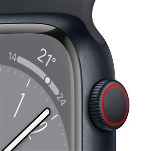 Apple Watch Series 8 GPS + Cellular 41mm Midnight Aluminium Case with Midnight