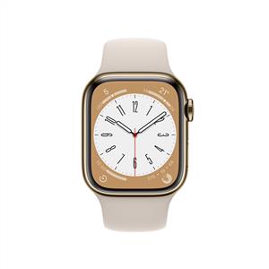 Apple Watch Series 8 GPS + Cellular 45mm Gold Stainless Steel Case with Starligh