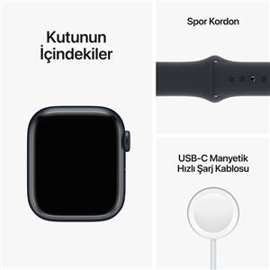 Apple Watch Series 8 GPS 45mm Midnight Aluminium Case with Midnight Sport Band