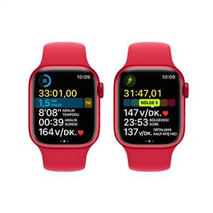 Apple Watch Series 8 GPS 45mm (PRODUCT)RED Aluminium Case with Red Sport Band