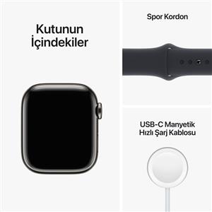 Apple Watch Series 8 GPS + Cellular 41mm Graphite Stainless Steel Case