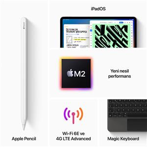 iPad Pro 4.Nesil 128GB WIFI+Cellular 11''LiquidRetinaEkran iPadOS Tablet UzayGri