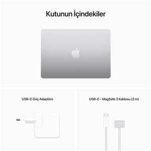 MacBook Air MLY03TU/A M2 8Gb-512Gb Ssd-Liquid Retina-13.6inc-Gümüş