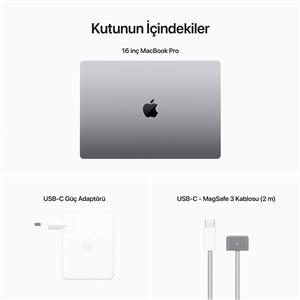 MacBook Pro MNW83TU/A M2 Pro 16Gb-512Gb Ssd-Liquid Retina-16inc-Uzay Grisi