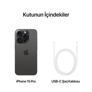 iPhone 15 Pro 256 Gb Akıllı Telefon Siyah Titanium
