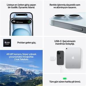 iPhone 15 Plus 256 Gb Akıllı Telefon Mavi