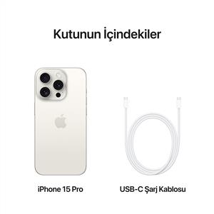iPhone 15 Pro 256 Gb Akıllı Telefon Beyaz Titanium - Vatan Bilgisayar