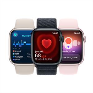 Apple Watch Series 9 GPS + Cellular 41mm RED Aluminium RED Sport Band Akıllı Saat - S/M