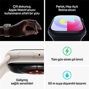 Apple Watch Series 9 GPS + Cellular 41mm RED Aluminium RED Sport Band - M/L