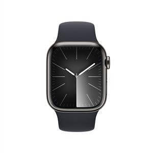 Apple Watch Series 9 GPS + Cellular 41mm Graphite Stainless Mid Sport Band Akıllı Saat M/L