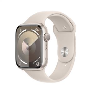 Apple Watch Series 9 GPS + Cellular 45mm Starlight Aluminium Starlight Band S/M