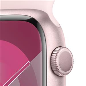 Apple Watch Series 9 GPS + Cellular 45mm Akıllı Saat Pink Aluminium Light Pink Band - S/M