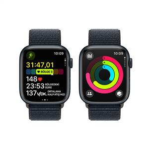 Apple Watch Series 9 GPS + Cellular 45mm Akıllı Saat Midnight Aluminium Midnight Loop