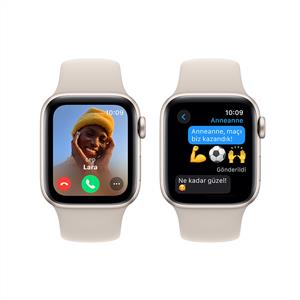 Apple Watch SE GPS 40mm Akıllı Saat Aluminium Case with Starlight Sport Band - S/M