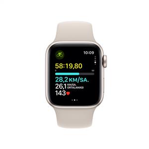 Apple Watch SE GPS 40mm Akıllı Saat Aluminium Case with Starlight Sport Band - S/M